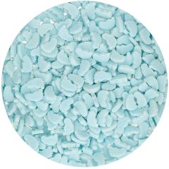 Pies de bebé de azúcar azules 55 g - Funcakes