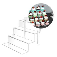 Stand escalera para cupcakes 4 niveles acrílico - Pastkolor