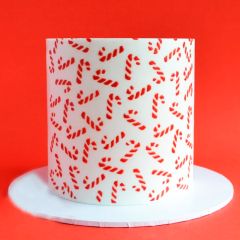 Stencil bastones de caramelo Navidad - Sweet Stamp