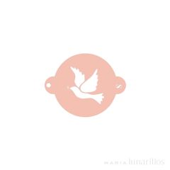 Stencil Comunión Paloma 9 cm - TodoStencil