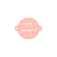 Stencil Happy Halloween 9 cm - TodoStencil