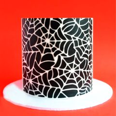 Stencil tela de araña Halloween - Sweet Stamp