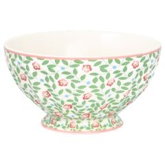 Bol de cerámica francés XL Lotta White 400 ml - GreenGate