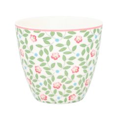 Tazón de cerámica para leche Lotta White 350 ml - GreenGate