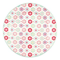 Plato de cerámica para postre Rike White 20,5 cm - GreenGate