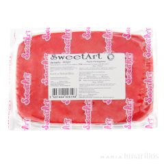 Fondant rojo 1 kg - Sin gluten - SweetArt