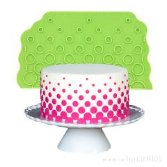 Molde silicona para fondant lateral Burbujas - Marvelous