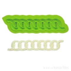 Molde silicona para fondant Cuerda trenzada - Marvelous