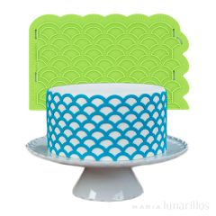 Molde silicona para fondant lateral Festón - Marvelous