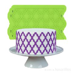 Molde silicona para fondant lateral Moroccan - Marvelous