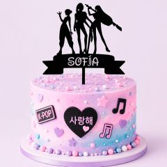 Topper personalizado tartas de K-Pop