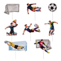 Toppers para cupcakes fútbol (16) - Dekora