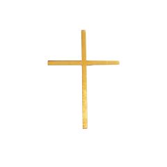 Topper para tartas dorado cruz comunión 6,5 cm