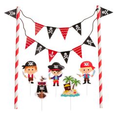 Toppers para tarta piratas (6) - Dekora