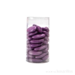 Tubo transparente de plástico para macarons o golosinas
