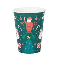 Vasos de papel Navidad 205 ml (8) - My Little Day