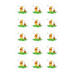 Papel de azúcar Winnie the Pooh 5 cm (15) - María Lunarillos