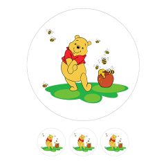 Oblea Winnie the Pooh 20 cm - María Lunarillos