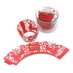 Wrappers envoltorios cupcakes Navidad (12) - Scrapcooking